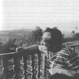 Pan Vilímek na své chatě, asi r. 1980 (foto LV)